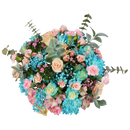 BLUE/PINK LARGE CENTERPIECE