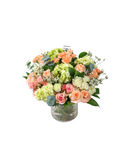 JUST PEACHY-LARGE CENTERPIECES