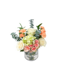 JUST PEACHY-SMALL CENTERPIECES