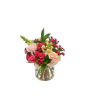 ROSE-KISSED ROMANCE-SMALL CENTERPIECE